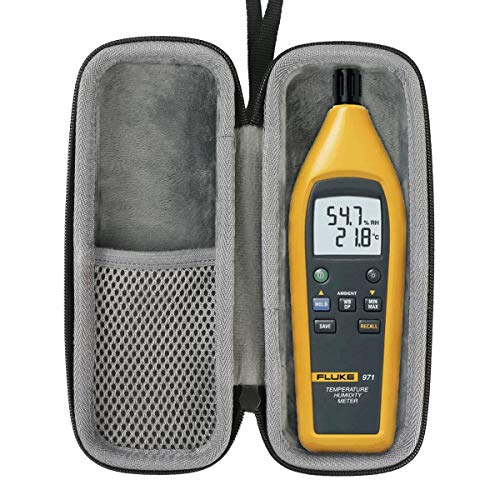 co2CREA Hard Travel Case for Fluke 971 Temperature Humidity Meter