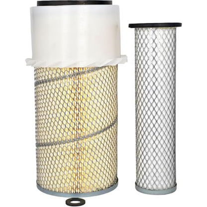 EZROAD Maintenance Filter Kit Compatible with Case 580B w/L 4 3.1L 3081cc A146696 51760 A42242 A39868 A39867 A42274 Engine Lube Hydraulic Power Steering Fuel Primary Secondary Spin On Outer Inner Air