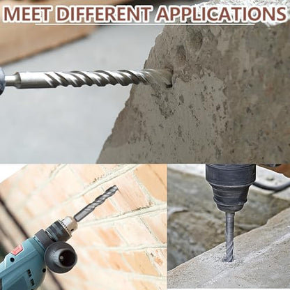 1-3/16" x 39.3" (30 x1000mm) SDS Plus Masonry Drill Bit, Rotary Hammer Bit - size: 1-3/16 inch ( 30mm ), style: 39.3 inch / 1000mm Length