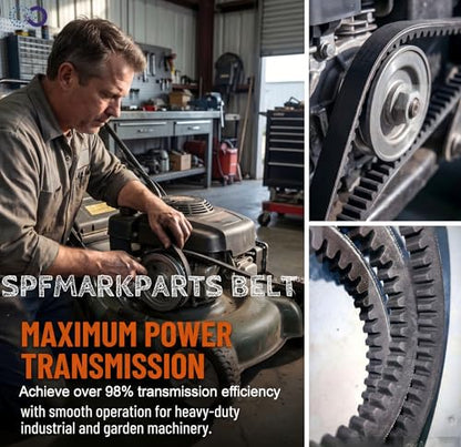 SPF Cogged Time Cutter Drive Belt 1/2" x 58" Compatible with Lawn Mower Exmk Toro 119-3309 119-3309-SL TimeCutter ZS3200 ZS3200S ZS4200 SS3200 SS4200 SS4235 SS4260 MX4260 - size: 1/2" x 58"