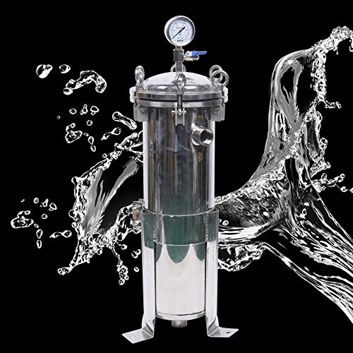 Bag Filter Housing, 1" NPT Heavy Duty Water High Flow Bag Filter - size: 1.4 SQ FT