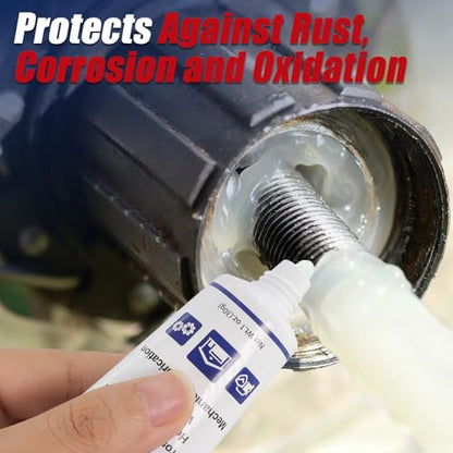 Keze White Lithium Grease Automotive 2 oz and Copper Anti Seize Grease 8 oz