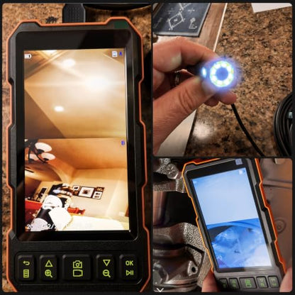 Epicmate 50FT Triple Lens Inspection Camera,5”IPS Screen Endoscope Camera - size: 5" Triple Lens-50FT