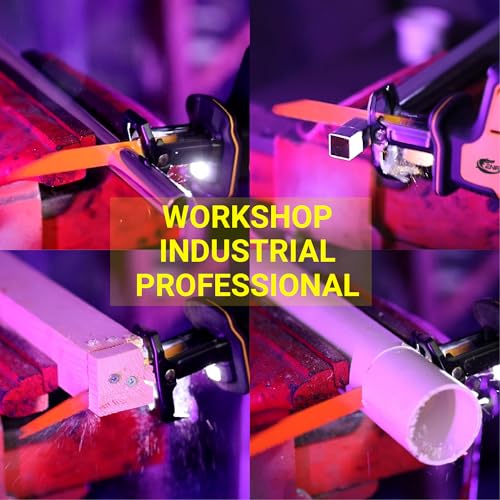 25-PC Reciprocating Saw Blades, 9 inch, 14-18 TPI, BI-Metal (M42+D6A) Material, Replace Milwaukee, Dewalt and Diablo sawzall Blade, for Sawzall Blades Metal - style: 9 inch-14/18 TPI-25PC