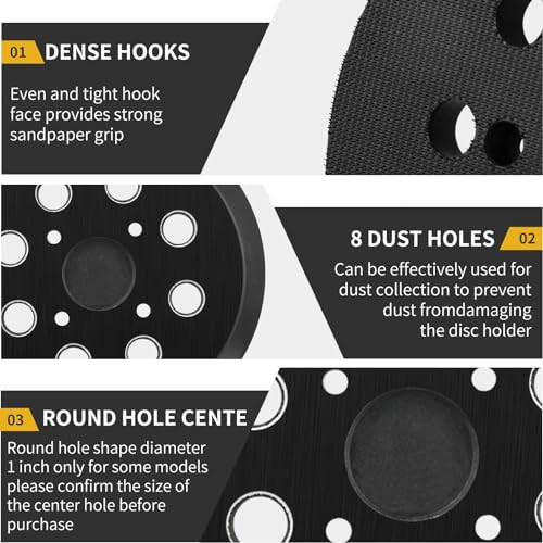 Orbital Sander Pad Replacement for Ryobi, 2 Pack - size: Plastic Sander Pad