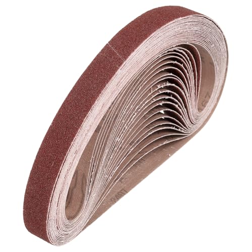 HARFINGTON 1 x 30 Inch Sanding Belts, 20 Pcs 60 Grits Aluminum Oxide - size: 1x30 inch(60 grit)
