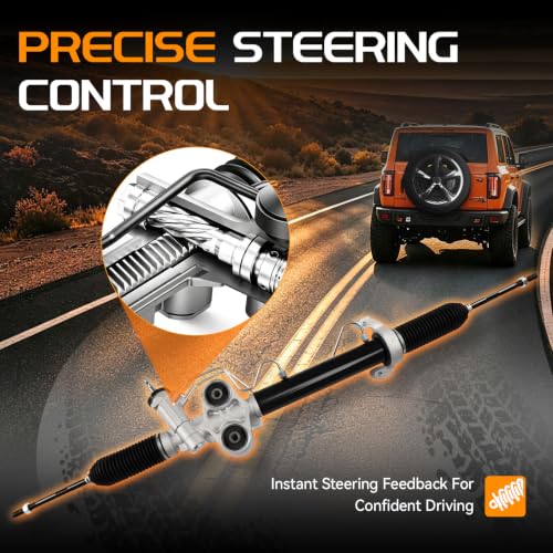 BRTEC 22-1036 Hydraulic Power Steering Rack and Pinion Assembly kit - color: 22-1036