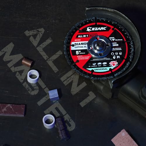 EZARC 5" Multi Material Diamond Saw Blades 2 Pack for Metal Tile Plastic - size: 5 inch