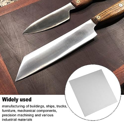 12 x 12 Inch, 1/4 Inch Thick 6061 T6 Aluminium Metal Sheet, Aluminum Sheet Plate Flat Stock, Flat Plain Plate Panel Finely Polished and Deburred, by GENHAKON - size: 1 Pack 12 x 12 Inch