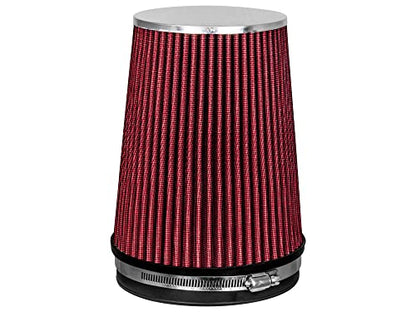 Rtunes Racing 6-Inch 152mm Truck Dry Cone Air Filter, Red, 8-Inch Tall - size: Truck 6"