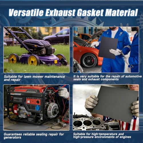 Gasket Making Material 15"x11.8" 0.8mm, 1mm, 1.2mm Gasket