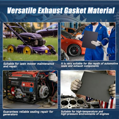 Gasket Making Material 15"x11.8" 0.8mm, 1mm, 1.2mm Gasket