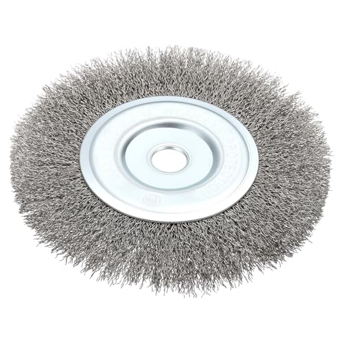 DTGN 6 Inch Wire Wheel Brush for Grinder, 5/8" Arbor - size: 6 inch(5/8" Arbor)