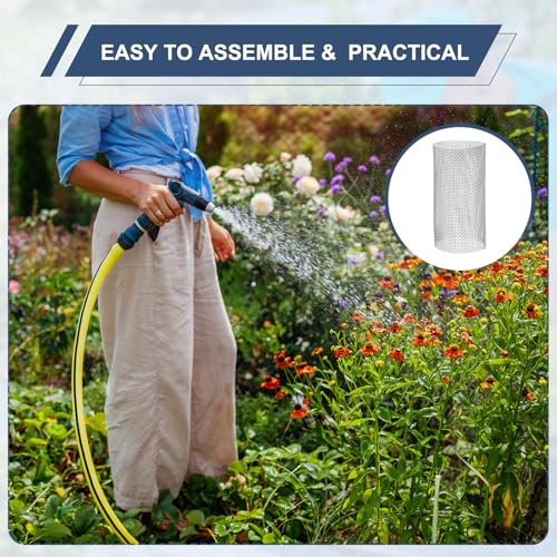 PATIKIL 20 Mesh in-Line Strainer Replacement, 4 Pcs Stainless Steel Filter Screen Accessories for Garden Hose Water Pump Pressure Washer