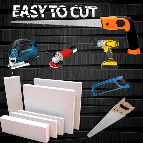 2 Pack Ceramic Fiber Board - 0.47" Thick x 18" x 24" - Fireproof Board - size: 0.47" x 18" x 24" / 2 PCS