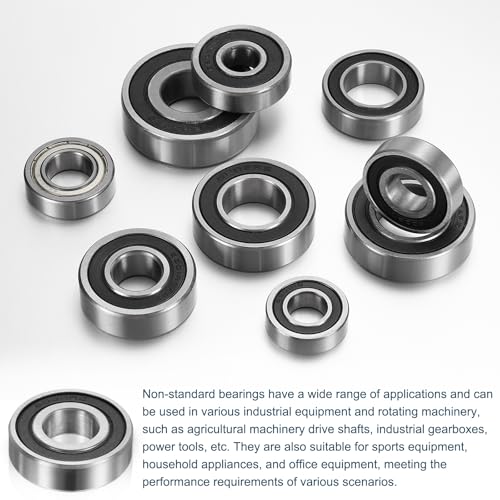 uxcell 2Pcs 224212-2RS Non-Standard Ball Bearings 22mm ID x42mm OD x12mm T - size: 224212-2RS