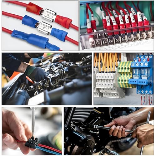 480 PCS Insulated Crimp Wire Connectors, Assorted Crimp Terminal Kit