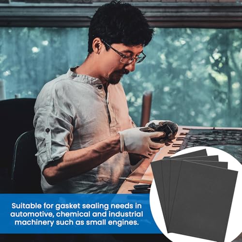Nuanchu 6 Pcs 15 X11.8'' Gasket Material Paper Sheet, 0.8/1/1.2mm