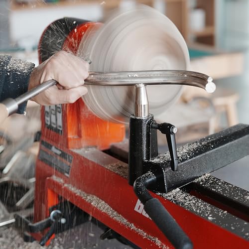 1"Dia Stem Glide Bowl Turner's 4-Piece Toolrest Set w for Woodlathe Bowl Turning