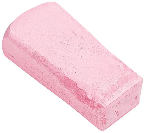 PFERD Large Polishing Paste Bar, 1 Pc. UNIVERSAL Version 5-1/2" x 2 x 2-3/4 Pink 48763 - for High-Gloss Polishing Of all Metals With a SOft Cloth (TW) And Buffing With Flannel (FL)
