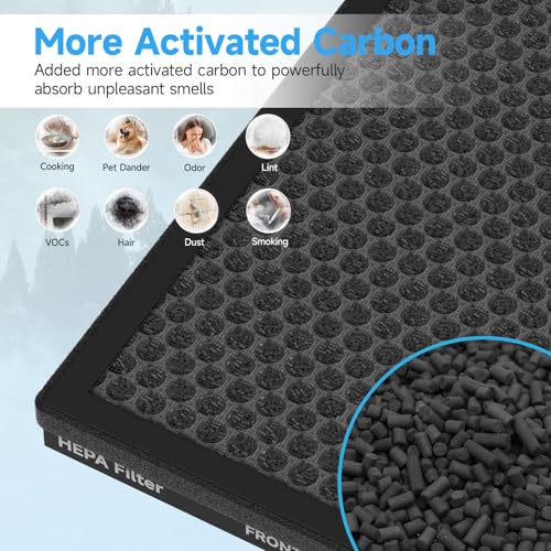 AP300 Replacement Filter Compatible with DBFIT AP300 Air Purifier, 2 Pack