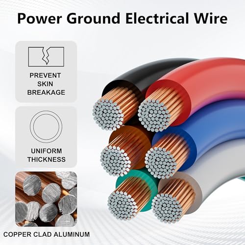 16 Gauge Wire (2-Pack Red/Black Each 25FT), 16AWG CCA, Low Voltage Automotive Primary Harness Wire for Battery, Car Audio, Remote Trailer, Security Alarm, Hook Up Electrical Wires for DIY DC - color: Black+Red, size: 25FT-2PK