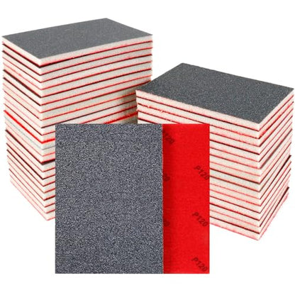 24 PCS Sanding Sponge Block 80-3000 Grit Wet Dry Sandpaper for Wood Metal - color: 80-3000g, size: 24 Pcs