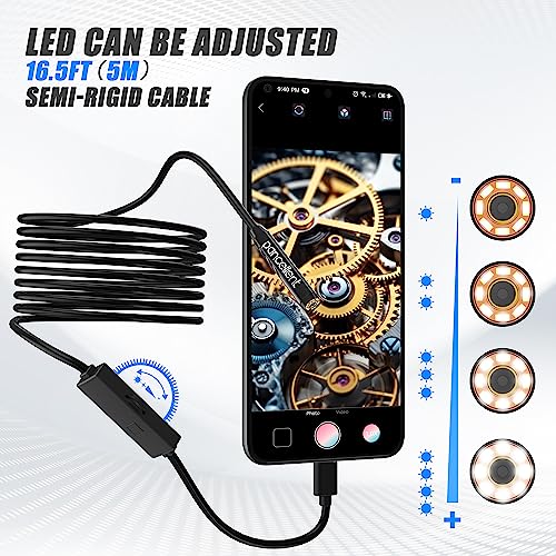 1920P Snake Inspection Borescope, Pancellent Type C Endoscope