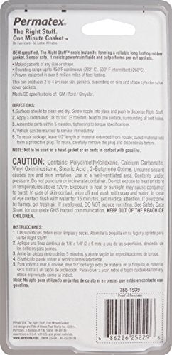 Permatex 25229 The Right Stuff Gasket Maker, 3 oz. - size: 3 Fl. Oz., style: The Right Stuff 1 Min