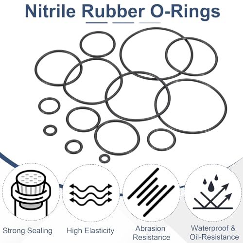 12pcs Nitrile Rubber O-Rings 76x80x2mm Metric NBR Sealing Gasket - size: 76mm x 80mm x 2mm