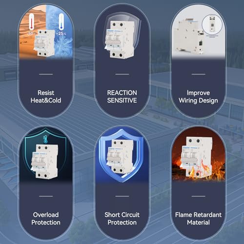 MOLLOM DC 2P 250V 16Amps C16 Miniature Circuit Breaker - style: 16A