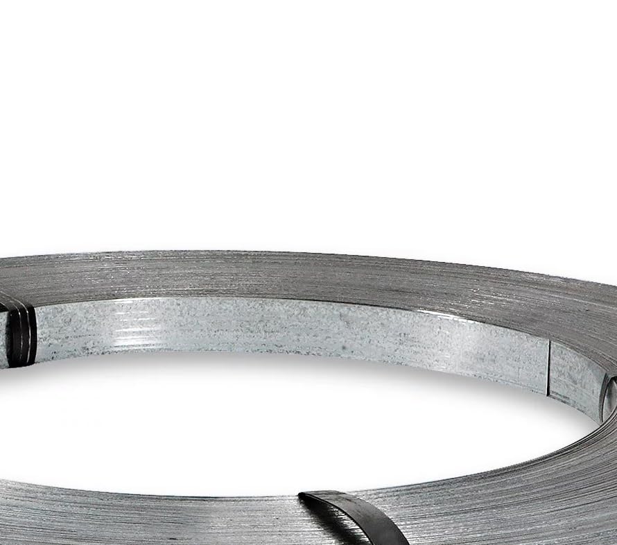 Stainless Steel Banding 304 Stainless Steel 3/4" x .020 x 200' Heavy-Duty Strapping for HVAC, Insulation, Poles, Signs & Industrial Use, Corrosion-Resistant Banding Coil. Made in USA. - size: 3/4" x .020 x 200'