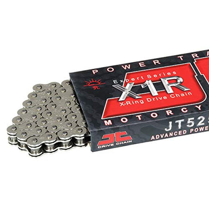 JT Chain JTC525X1R3NN110RL (525 Series) Nickel 110 Link Heavy Duty X-Ring Chain with Connecting Link - color: Nickel, size: 110-Links