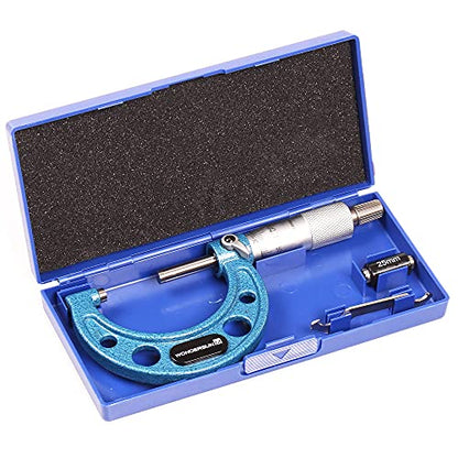 Outside Micrometer 1-2" Measuring Range,0.0001" Graduation for Machinists,Professional Precision Tool for Accurate Measurements - size: Outside Micrometer (1-2" Range)