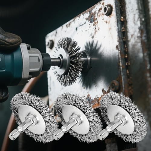 2 Inch Wire Brushes for Drill, 15 Pieces