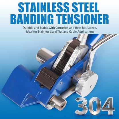 Stainless Steel Ratchet Strapping Tensioner And Big Cable Tie Cutting Tool