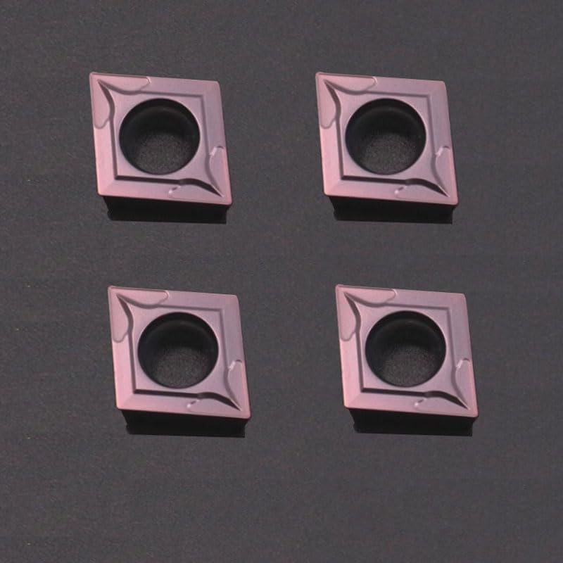 20pcs CCMT09T304/CCMT32.51 Carbide Turning Inserts,CCMT Insert Mutilayer Coated CNC Lathe Replacement Cutters Inserts for Lathe Turning Tool Holder - color: 20pcs CCMT09T304