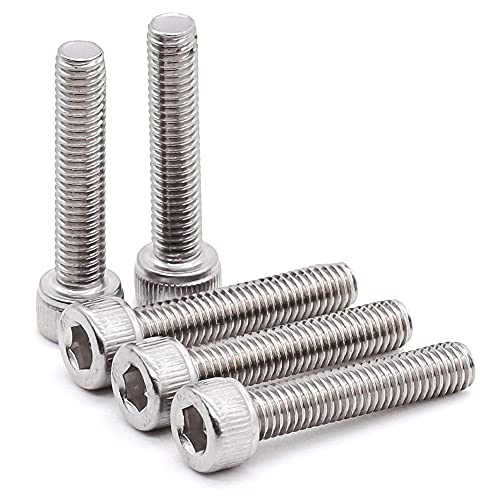 1/4-20 x 1-3/4" (25 pcs) Socket Head Cap Screws, Allen Hex Drive, 18/8 Stainless Steel 304, Full Thread, Bright Finish, Coarse Thread - size: 1/4-20 x 1-3/4"