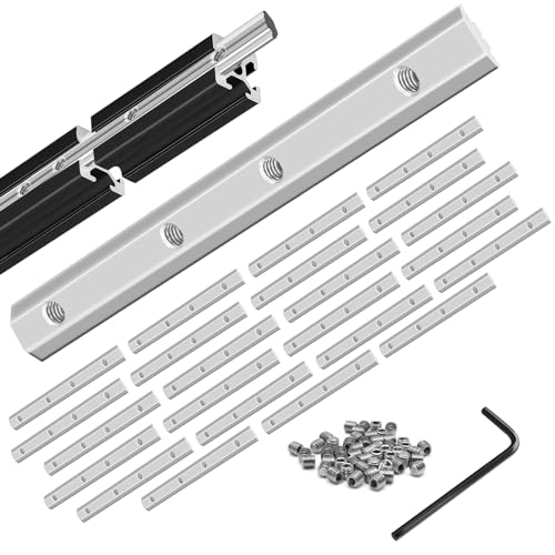 24pcs3030 Straight Connector Joint Plate Corner Bracket Silver - color: Silver, size: 30-Connector Bar