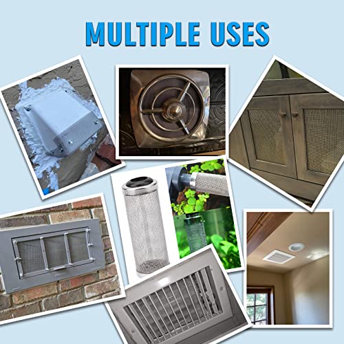 Valchoose 4PACK Stainless Steel Woven Wire Mesh Never Rust 11.8"X8.2" - size: 11.8"X8.2"(300X 210mm)