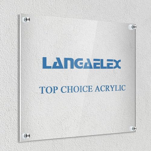 2 Pack 12x24 1/8" Clear Plexiglass Sheets for Window Display - size: 12 x 24"