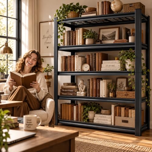 Heavy Duty Garage Shelving 5 Tier Adjustable Wire Storage Rack