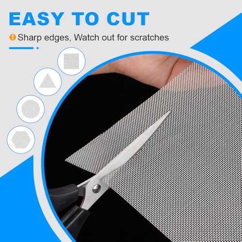 6 Pack 12×8 Inch Wire Mesh Screen, 20 Mesh 304 Stainless Steel
