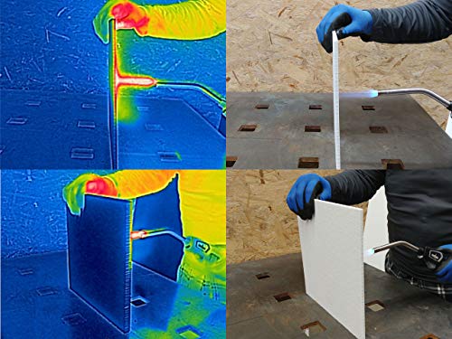 Ceramic Fiber Board Insulation, 2300F-Rated, 36" x 24" x 1/4", Pack of 6, for Boiler, Stove, Forge, Kiln, Baffle Board, 1028 - size: 1/4" x 36" x 24"
