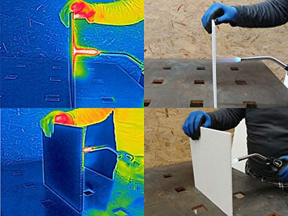 Ceramic Fiber Board Insulation, 2300F-Rated, 36" x 24" x 1/4", Pack of 6, for Boiler, Stove, Forge, Kiln, Baffle Board, 1028 - size: 1/4" x 36" x 24"