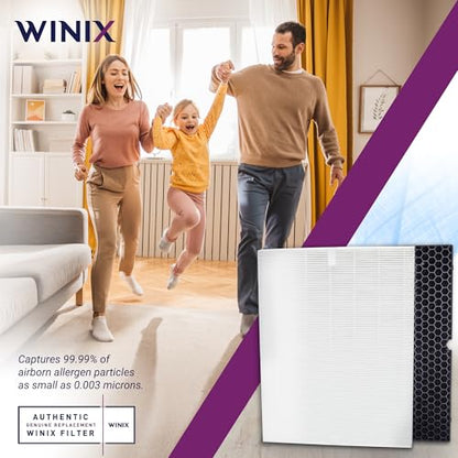 Genuine Winix 116130 Replacement Filter H for 5500-2 Air Purifier, White