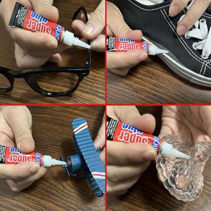 ALECPEA Super Glue, 24 X 3g, Liquid Instant Glue for Metal and Ceramic - color: Liquid