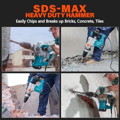 Berserker 1-9/16" SDS-Max Heavy Duty Rotary Hammer Drill for Concrete 42M