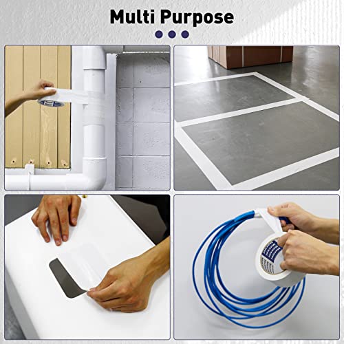 Duct Tape White Heavy Duty Waterproof Duct Tape for Home Repair - color: White
