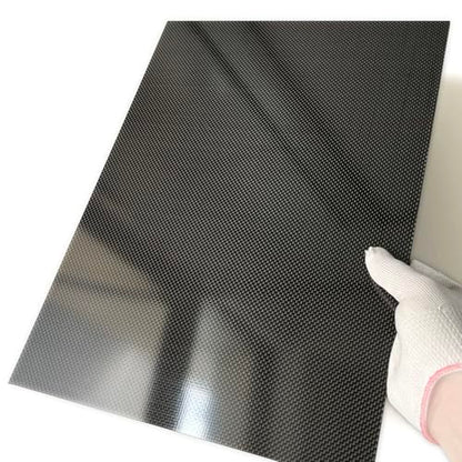 Carbon Fiber Sheet Plain Glossy Finish 300x400x1.0MM,3K Carbon Fiber Panel Plate - size: 300x400x1.0mm, style: Plain Glossy Finish